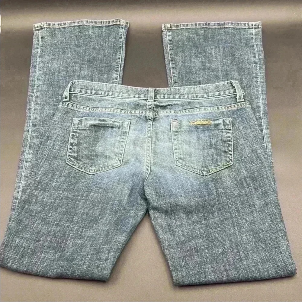 Bebe Carmen Rivet bootcut jeans size 30" in great condition Low rise vintage